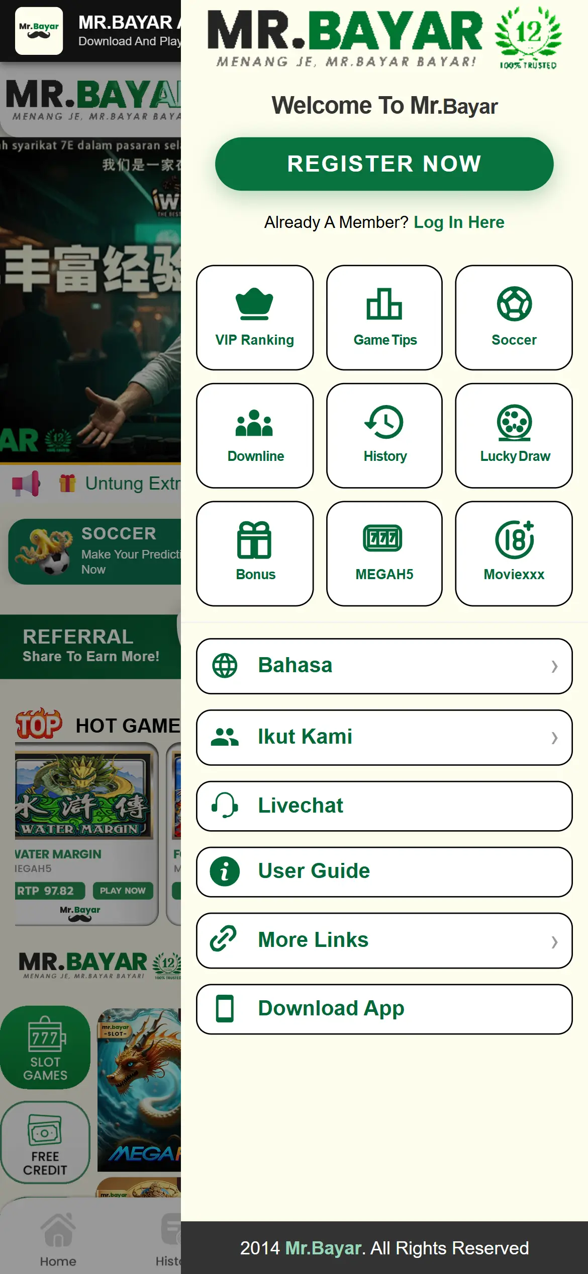 MrBayar Sidebar Drawer